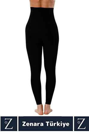 Günlük İç Göstermez Kaymaz Vücut Sıkılaştıran İncelten Toparlayan LAZER KESİM Yüksek Bel Tayt Korse