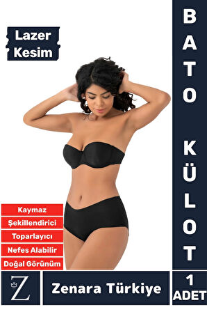 Gündelik İz Göstermez Vücut Sıkılaştıran İncelten Toparlayan Lazer Kesim Dikişsiz Bato Külot Korse