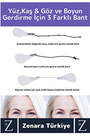 Günlük Kullanım Suya Dayanıklı İpli Yüz Kaş Göz Vücut Gıdı Gerdirme Bantı 3'lü Özel Set 20 Adet