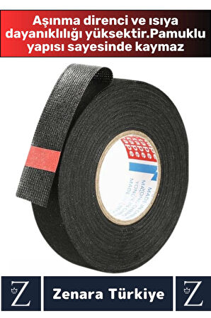 Isıya Dayanıklı Yüksek Aşınma Dirençli Kalıntı Bırakmaz Kaymaz Alev Geciktirici Bant 2 Cm X 10 Metre