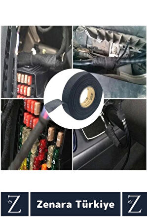 Isıya Dayanıklı Yüksek Aşınma Dirençli Kalıntı Bırakmaz Kaymaz Alev Geciktirici Bant 2 Cm X 10 Metre