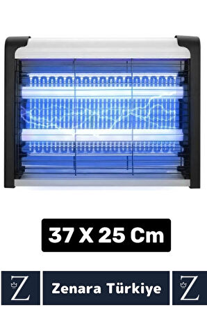 Yüksek Kaliteli UV Çift Florasanlı Zincir Askılı 6 Watt Ev Ofis Sinek Sivrisinek Kara Sinek Öldürücü