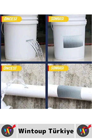 Ultra Güçlü Su Neme Dayanıklı Çok Amaçlı Montaj Onarım İzolasyon Tamir Bantı Beyaz 48 Mmx10 Mt 2 Adt