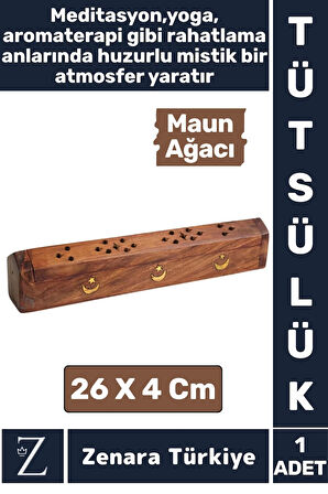 Yüksek Kaliteli Yoga Chakra Meditasyon Aromaterapi Pozitif Enerji Çok Şık Maun Ağacı TABUT TÜTSÜLÜK