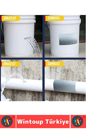 Uzun Ömürlü Su Nem Küfe Dayanıklı Çok Amaçlı KIRMIZI Montaj Onarım Tamir Bantı 48 MmX10 Metre 2 Adet