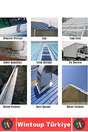 Uzun Ömürlü Su Nem Küfe Dayanıklı Çok Amaçlı KIRMIZI Montaj Onarım Tamir Bantı 48 MmX10 Metre 5 Adet