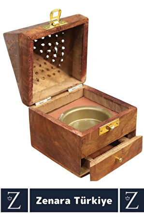 Yüksek Kalite Yoga Meditasyon Aromaterapi Chakra Pozitif Enerji Dayanıklı Ahşap KULE TÜTSÜLÜK 16 Cm