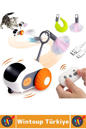 Evcil Hayvan Kedi Fiziksel Gelişm İlgi Çekici Eğlenceli Şarjlı Uzaktan Kumandalı Robot Kedi Oyuncağı
