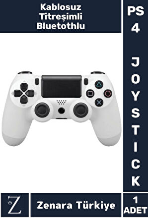 4 Kablosuz Bluetooth Titreşimli PS 4/PC Uyumlu Playstation 4 Wireless Joystick Oyun Kolu