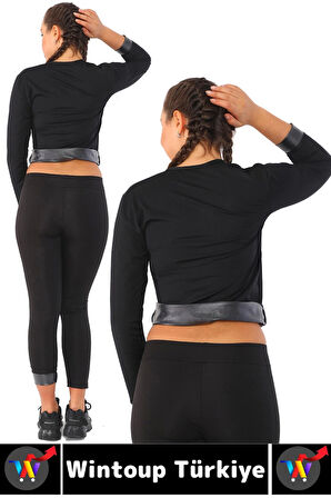 Gündelik Spor Kullanım Terleme Hızlandıran Rahat Destekleyici TERMAL SAUNA UZUN KOL TAKIM