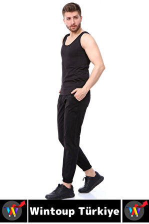 Günlük Kullanım Spor Terleme Hızlandıran Rahat Sıkılaştırıcı TERMAL SAUNA EŞOFMAN ALTI ATLET TAKIM