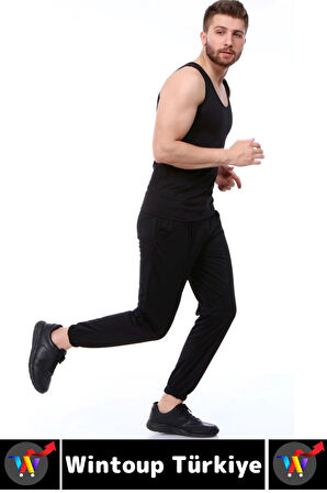 Günlük Kullanım Spor Terleme Hızlandıran Rahat Sıkılaştırıcı TERMAL SAUNA EŞOFMAN ALTI ATLET TAKIM