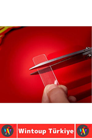 İz Bırakmaz Dayanıklı Pratik Tablo Çerçeve Küçük Obje Çift Taraflı Nano Jel Şeffaf Bant 60'lı Kutu