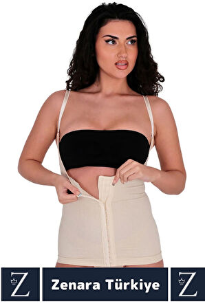 Günldelik Vücut Şekillendiren Beden Küçülten Toparlayan Gögüs Altı Askılı Ağraflı Bel Korse