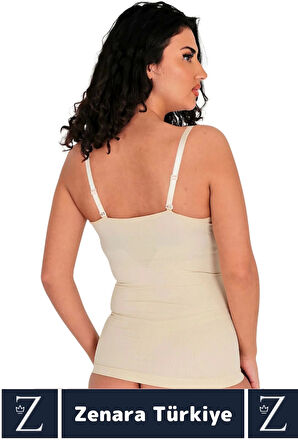 Günldelik Vücut Şekillendiren Beden Küçülten Toparlayan Gögüs Altı Askılı Ağraflı Bel Korse