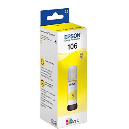 Epson 106-C13T00R440 Sarı Orijinal Mürekkep Kartuş