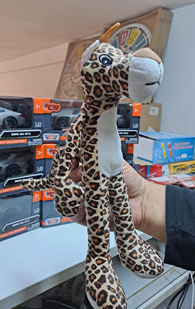 30 cm Asılabilir Elleri Vantuzlu Oyuncak Peluş Leopar 
