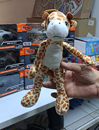30 cm Asılabilir Elleri Vantuzlu Oyuncak Peluş Zürafa