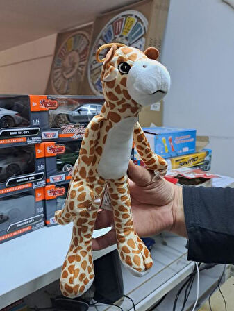 30 cm Asılabilir Elleri Vantuzlu Oyuncak Peluş Zürafa