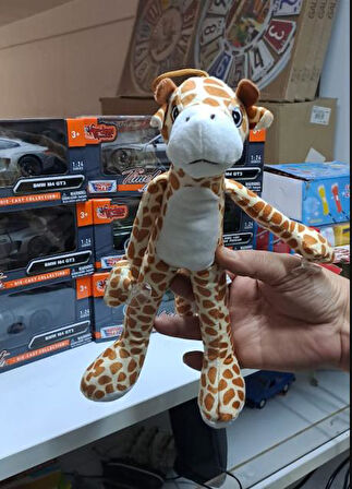 30 cm Asılabilir Elleri Vantuzlu Oyuncak Peluş Zürafa