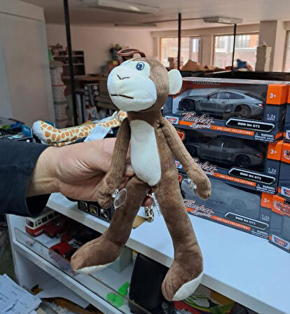 30 cm Asılabilir Elleri Vantuzlu Oyuncak Peluş Maymun