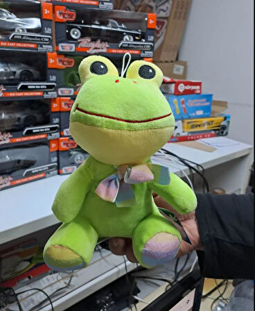 Oyuncak Peluş Sevimli Uyku Arkadaşı Kurbağa 20 cm