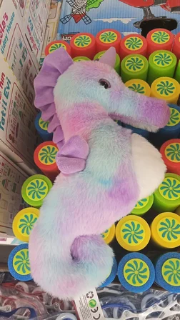Oyuncak Peluş Sevimli Mor Denizatı Uyku Arkadaşı 40 cm
