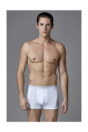 Erkek Compact Boxer 6 Lı Beyaz