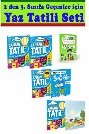 Model Eğitim 2. Sınıf Şahane Yaz Tatil Seti + 2. Sınıf Bilsem Deneme Sınavı