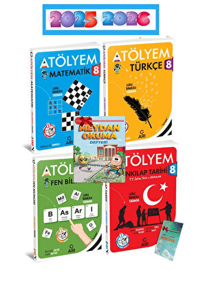 Arı Yayıncılık 8. Sınıf Atölye Set 4 KİTAP