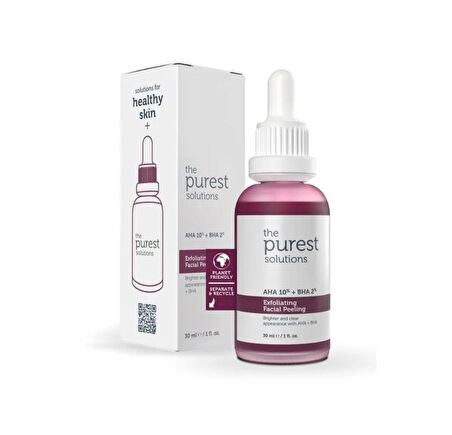 Canlandırıcı Cilt Tonu Eşitleyici Yüz Peeling Serum 30 ml Aha 10% + Bha 2%