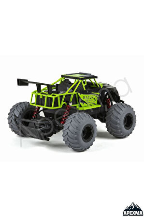 Oyuncak 2.4GHz Uzaktan Kumandalı Full Fonksiyon Şarjlı 1:14 Ölçek Rc Off-Road Arazi Aracı Yeşil