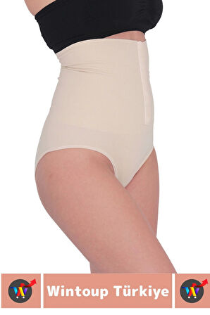 Özel Üretim Vücut Şekillendirici Beden Küçülten Toparlayıcı Ağraflı Yüksek Bel Slip Korse