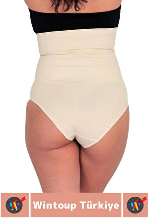 Özel Üretim Vücut Şekillendirici Beden Küçülten Toparlayıcı Ağraflı Yüksek Bel Slip Korse