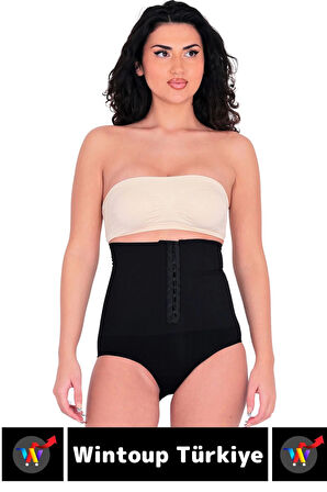 Özel Üretim Vücut Şekillendirici Beden Küçülten Toparlayıcı Ağraflı Yüksek Bel Slip Korse