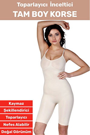 Özel Üretim İz İç Göstermez Kaymaz Sıkılaştırıcı Toparlayıcı Tam Boy Korse