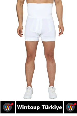 Özel Üretim Göbek Kalça Toparlayıcı Sıkılaştırıcı Bel Düzleştirici İnceltici Erkek Duble Boxer Korse