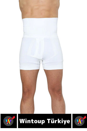 Özel Üretim Göbek Kalça Toparlayıcı Sıkılaştırıcı Bel Düzleştirici İnceltici Erkek Duble Boxer Korse