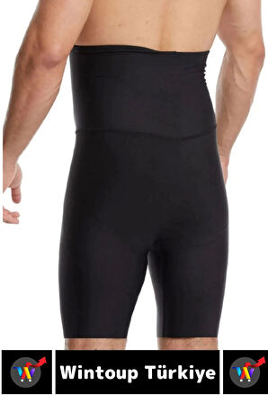 Özel Üretim Göbek Kalça Toparlayıcı Sıkılaştırıcı Bel Düzleştirici İnceltici Erkek Duble Boxer Korse