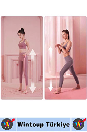 Başlangıç Profesyonel Seviye Bacak Omuz Sırt Esneme Yoga Pilates Orta Sert Egzersiz Direnç Lastiği