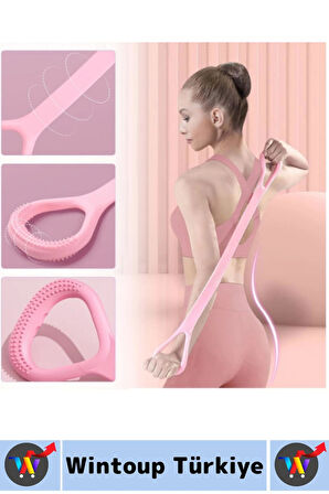 Başlangıç Profesyonel Seviye Bacak Omuz Sırt Esneme Yoga Pilates Orta Sert Egzersiz Direnç Lastiği