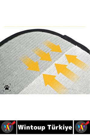 Yeni Nesil Ergonomik Çift Yönlü Mikrofiber Evcil Hayvan Kedi Köpek Tüy Toplama Eldiveni 20 x 15 Cm