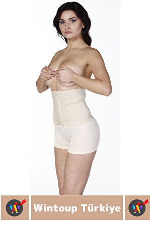 Özel Üretim Vücut Şekillendirici Beden Küçülten Toparlayıcı Ağraflı Bel Korsesi