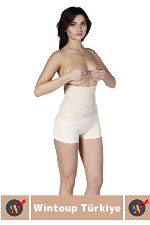 Özel Üretim Vücut Şekillendirici Beden Küçülten Toparlayıcı Ağraflı Bel Korsesi