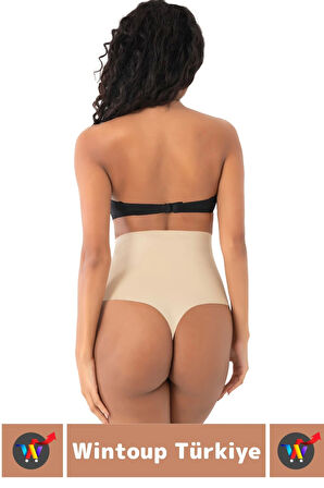 İz İç Göstermez Kaymaz Sıkılaştırıcı Toparlayıcı Vücut Şekillendirici LAZER KESİM String Korse