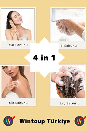 Doğal Güzel Kokulu İpeksi Parlak Görünüm Onarıcı Keçi Sütlü Ballı Sabun 1 Adet