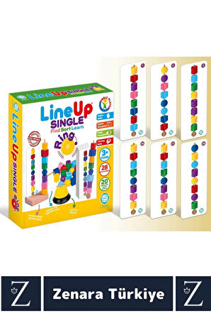 Çocuk Eğitici Görsel Algı Geometri Renk Bilgisi Öğrenim Eğlenceli Zilli İpe Çubuğa Boncuk Dizme Oyun