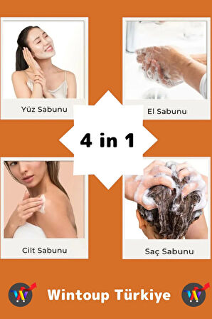 Doğal Güzel Koku Cilt Yüz Derinlemesine Temizlik Nemlendirici Yaşlanma Karşıtı Havuç Sabunu 10 Adet