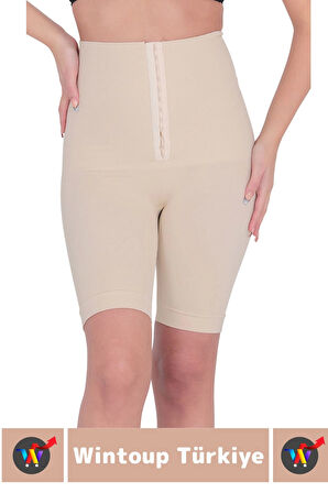 Özel Üretim Vücut Şekillendirici Beden Küçülten Sıkılaştıran Ağraflı Paçalı Toparlayıcı Korse