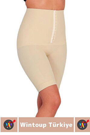 Özel Üretim Vücut Şekillendirici Beden Küçülten Sıkılaştıran Ağraflı Paçalı Toparlayıcı Korse